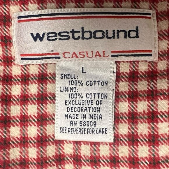 Westbound Christmas Vest LG Santa - Picture 3 of 11